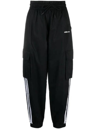 Tapered Jogger Cargo Track Pants Black - ADIDAS - BALAAN 1