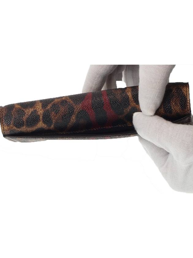 Leopard Long Wallet Brown - DOLCE&GABBANA - BALAAN 6