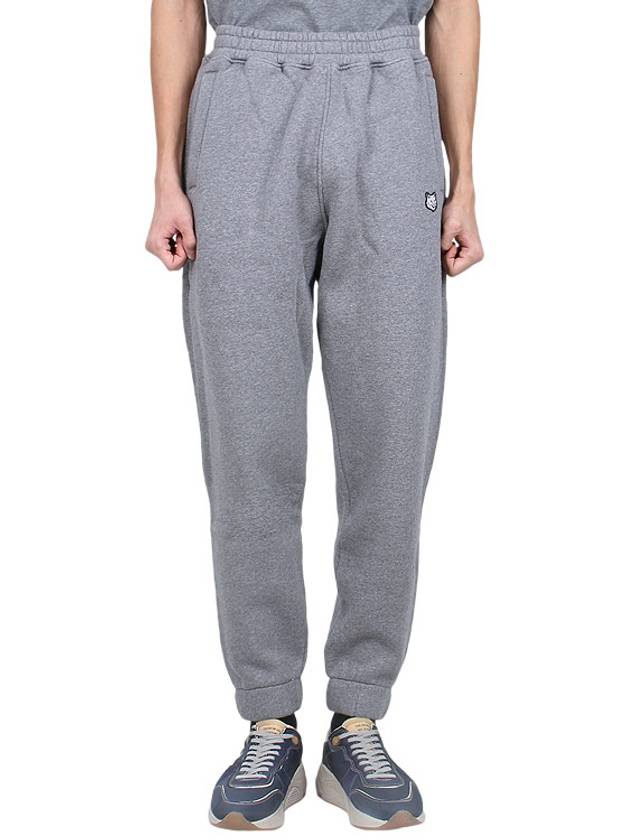 Bold Fox Head Patch Jogger Track Pants Grey - MAISON KITSUNE - BALAAN 3