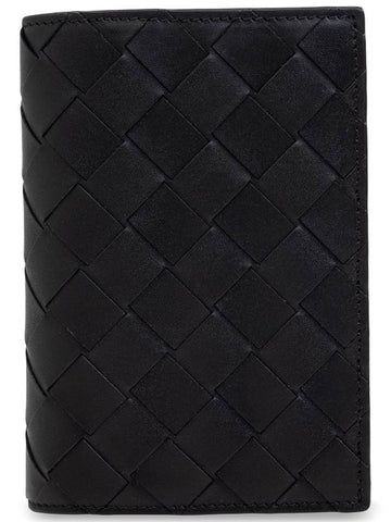 Bottega Veneta Passport Holder, Men's, Black - BOTTEGA VENETA - BALAAN 1