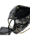 22 Shiny Calfskin Small Shoulder Bag Black - CHANEL - BALAAN 7