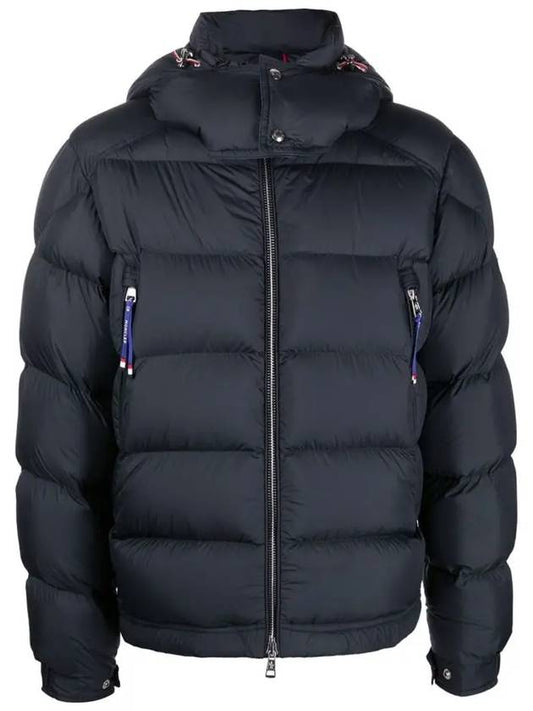 Men's Poirier Short Down Padding Navy - MONCLER - BALAAN 2