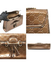 Women s Gucci 295402 Metallic Brown Micro Cima Patent Emily Shoulder Bag gt Gangbuk used luxury goods - GUCCI - BALAAN 7