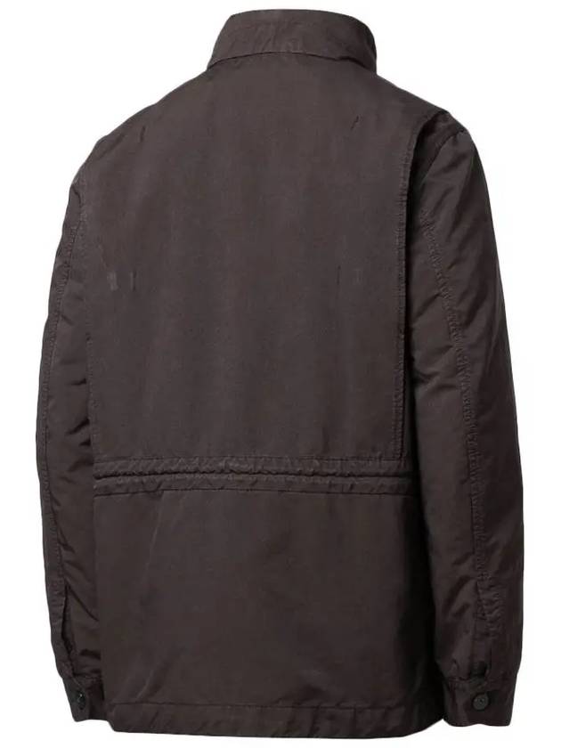 Wappen David TC Zip-Up Jacket Brown - STONE ISLAND - BALAAN 4