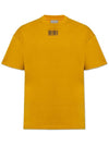 Barcode Short Sleeve T-Shirt Mustard - VETEMENTS - BALAAN 1