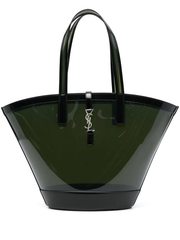 Medium Panier Tote Bag Green - SAINT LAURENT - BALAAN 2