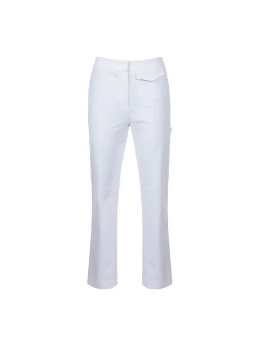 Straight fit slacks pants MW3SL029WHT - P_LABEL - BALAAN 1