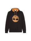 Men s small logo hoodie black TB0A44450011 - TIMBERLAND - BALAAN 2