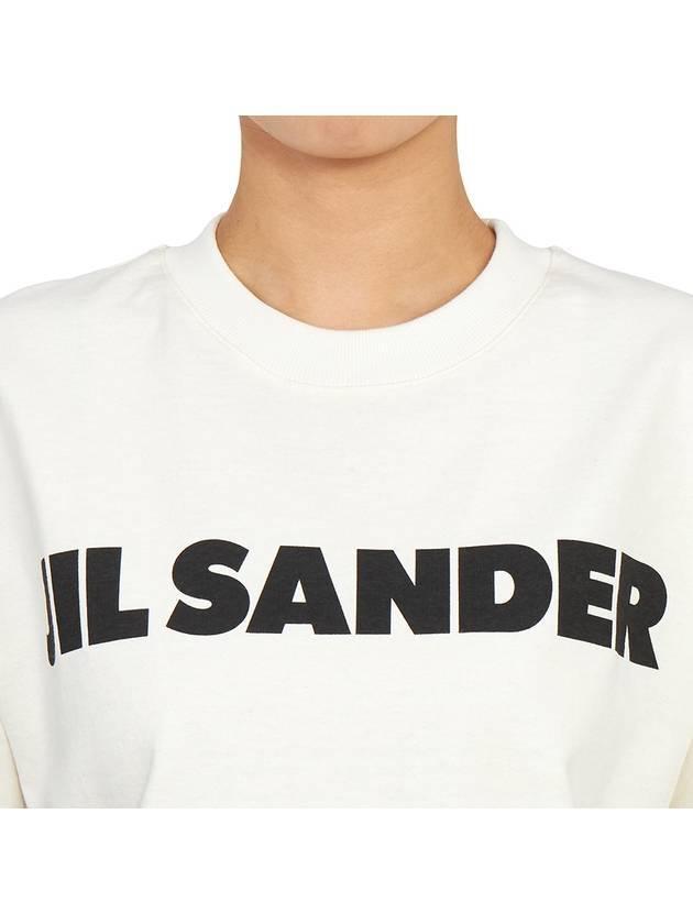 Logo T-Shirt Porcelain - JIL SANDER - BALAAN 7