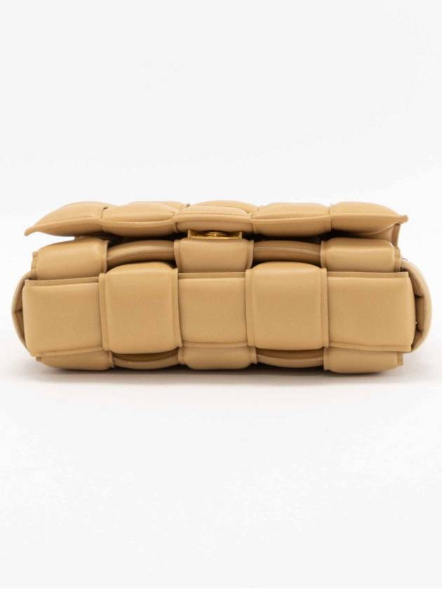 Gold Padded Cassette Cross Bag Almond - BOTTEGA VENETA - BALAAN 6