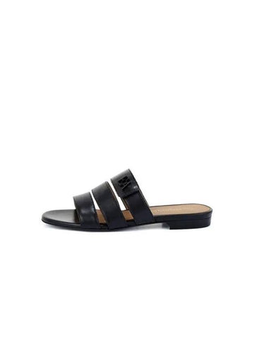 Women s Triple Strap Slide Sandals Black 270550 - EMPORIO ARMANI - BALAAN 1