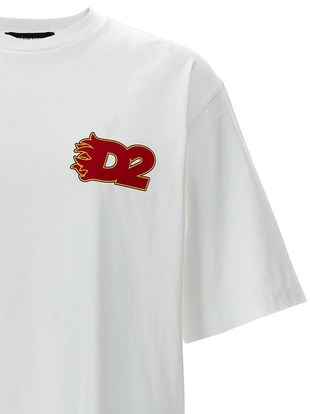 DSQUARED2 Logo Print T-Shirt - DSQUARED2 - BALAAN 3