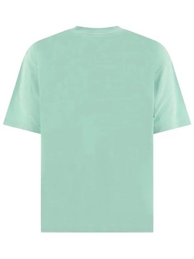 In Your Face Short Sleeve T-Shirt Soft Green - ACNE STUDIOS - BALAAN 4