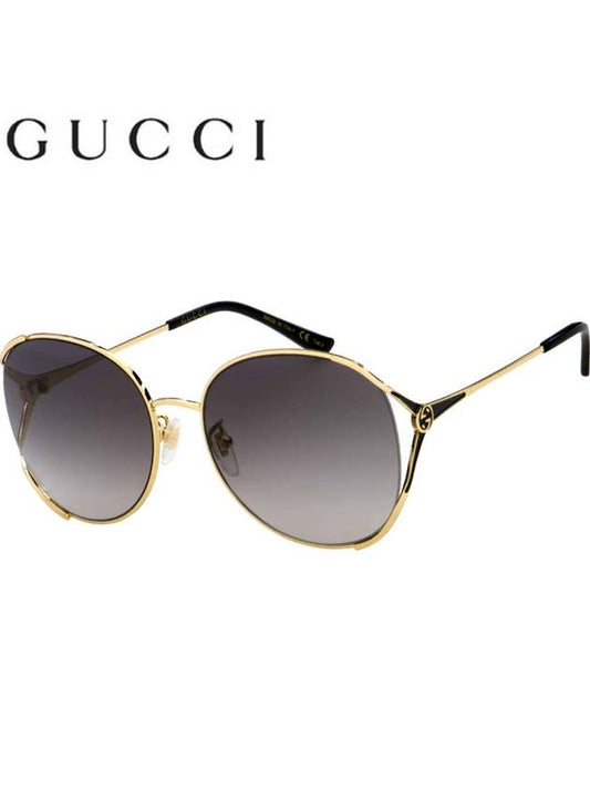 Eyewear Round Sunglasses Gold - GUCCI - BALAAN 2