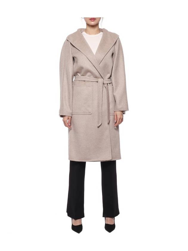 Women's Lilia Cashmere Single Coat Beige Tan - MAX MARA - BALAAN 4