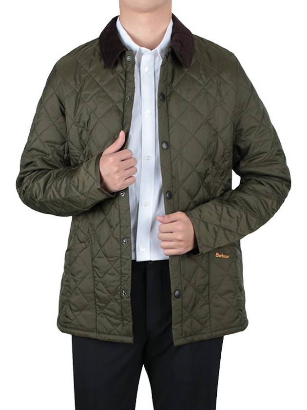 Heritage Liddesdale Quilted Padding Olive - BARBOUR - BALAAN 4