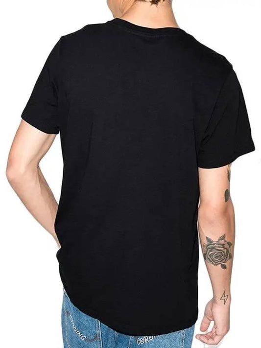 Isabel Marant Men's ZAFFERH Zafer Logo TShirt TS0047HA A1N09H 01BK - ISABEL MARANT ETOILE - BALAAN 2