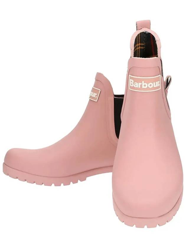 Wilton Wellington Chelsea Rain Boots Pink - BARBOUR - BALAAN 5