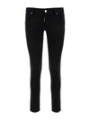 Jennifer Cropped Skinny Jeans Black - DSQUARED2 - BALAAN 2