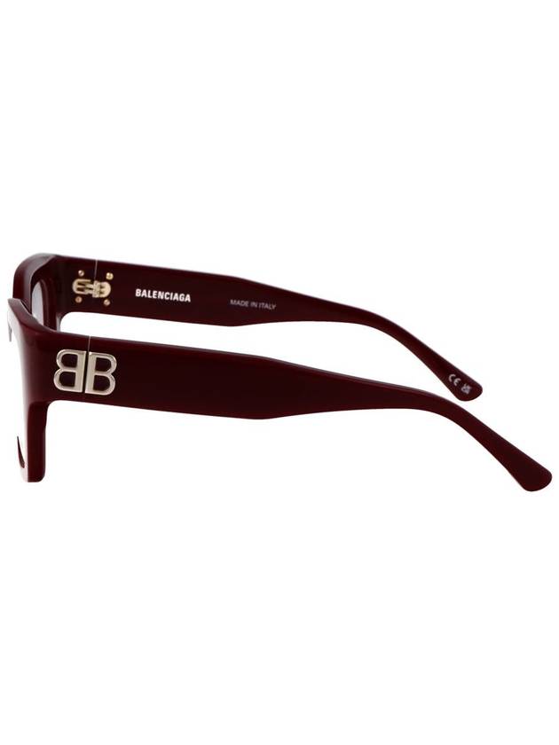 glasses BB0325O 004 burgundy - BALENCIAGA - BALAAN 4