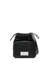 Logo Patch Leather Bucket Cross Bag Black - MAISON MARGIELA - BALAAN 2