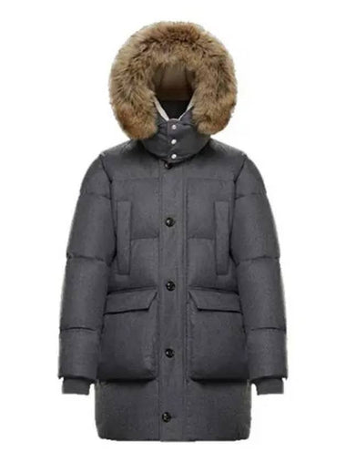 Villain coyote fur down goose padding gray 270914 - MONCLER - BALAAN 1