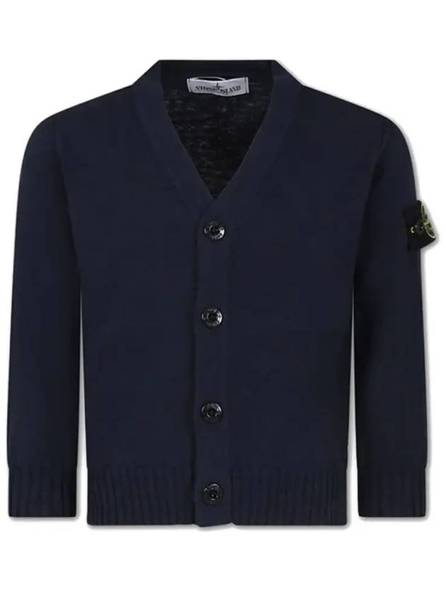 Kids Waffen Button Cardigan Navy 8016511B0 V0020 - STONE ISLAND - BALAAN 2