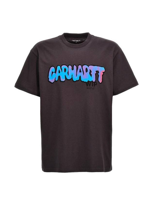 JF Gray Drip T shirt I03316098XX - CARHARTT WIP - BALAAN 1