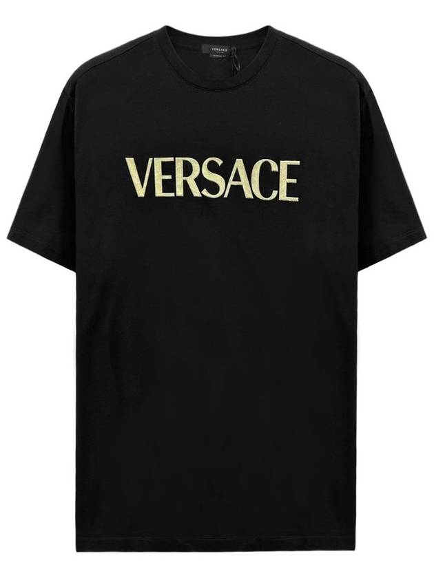 23SS logo overfit short sleeve tshirt 1008466 - VERSACE - BALAAN 1