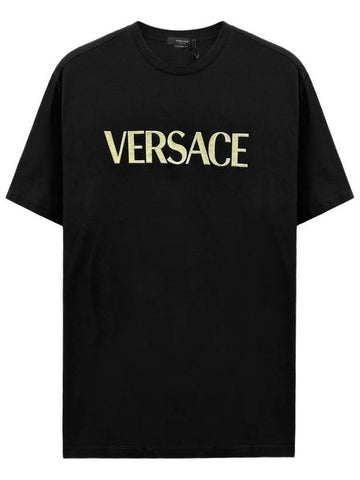 23SS logo overfit short sleeve tshirt 1008466 - VERSACE - BALAAN 1