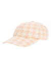 Houndstooth Base Ball Cap Pink - BURBERRY - BALAAN 2