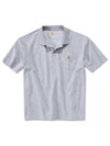 Polo short sleeve t shirt heather gray K570 HGY - CARHARTT - BALAAN 3