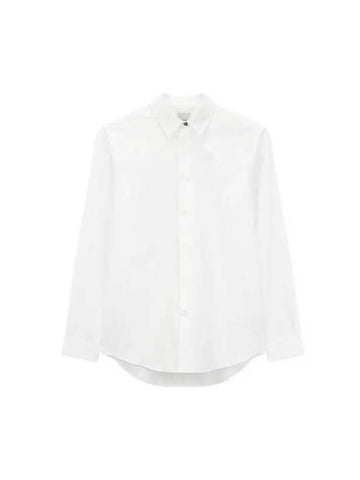 Flower Button Regular Shirt White - PAUL SMITH - BALAAN 1