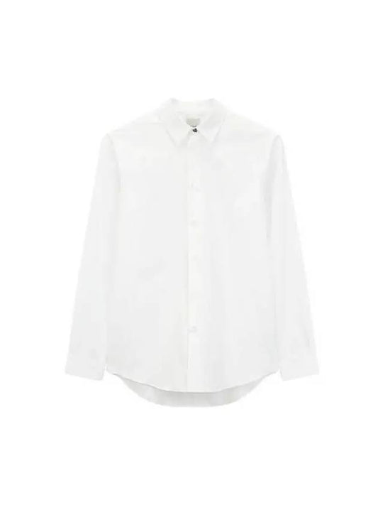 Flower Button Regular Shirt White - PAUL SMITH - BALAAN 1