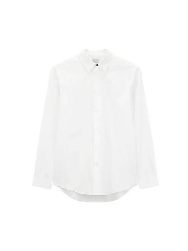 Flower Button Regular Shirt White - PAUL SMITH - BALAAN 1