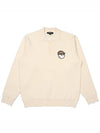 Cashmere Polo Sweater IVORY MAN M3321PKT05IVY - MALBON GOLF - BALAAN 2