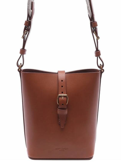 Mini Bucket Bag Brown - SAINT LAURENT - BALAAN 2