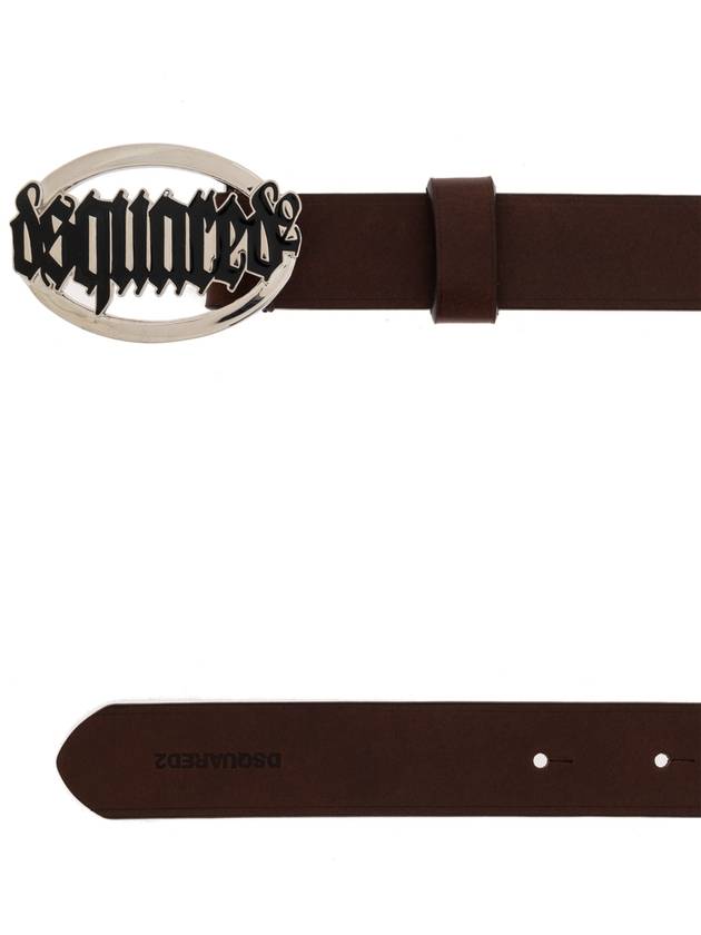 Dsquared2 Leather Belt, Women's, Brown - DSQUARED2 - BALAAN 4