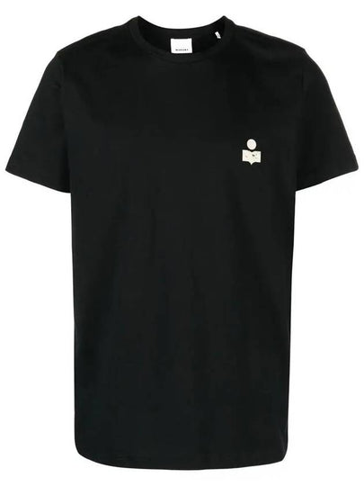 Zafferh Logo Cotton Short Sleeve T-Shirt Black - ISABEL MARANT - BALAAN 2