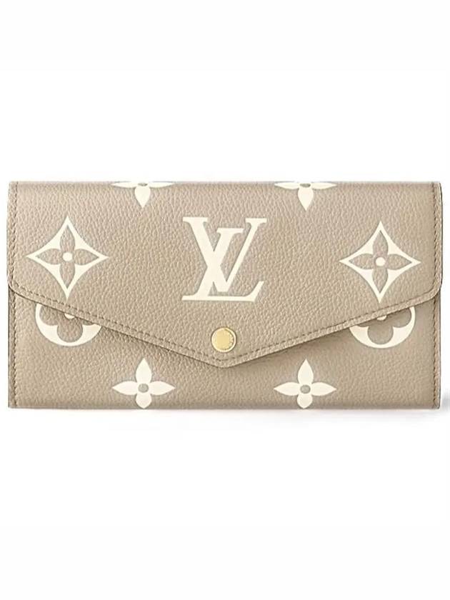 Sarah Monogram Empreinte Long Wallet Brown - LOUIS VUITTON - BALAAN 2