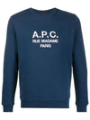 Men's Rufus Sweatshirt Navy - A.P.C. - BALAAN 3