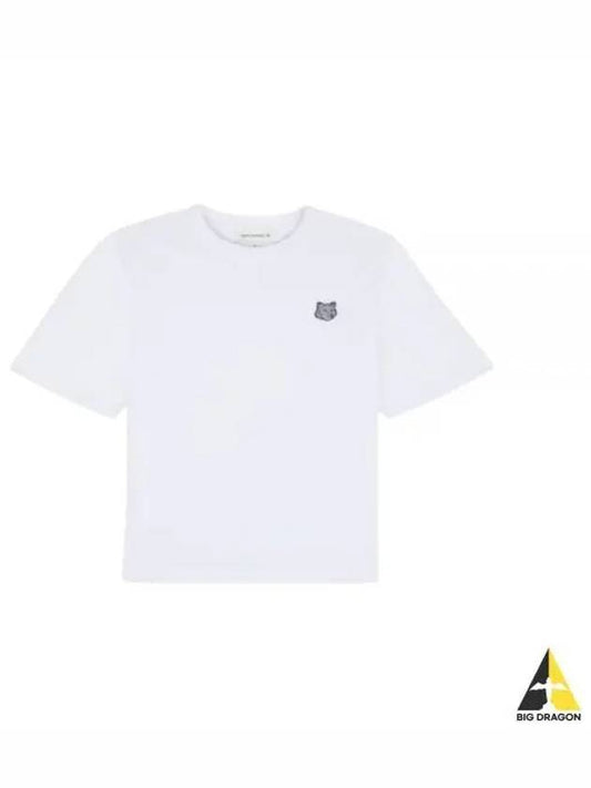 Bold Fox Head Patch Short Sleeve T-Shirt White - MAISON KITSUNE - BALAAN 2