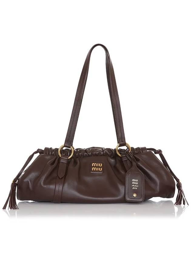 5BG289 2CSW F0NBL Jua Nappa Medium Shoulder Bag - MIU MIU - BALAAN 2