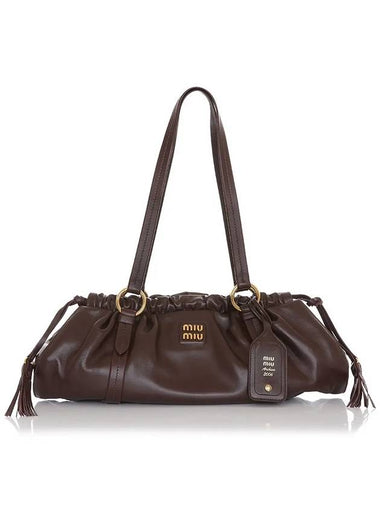 5BG289 2CSW F0NBL Jua Nappa Medium Shoulder Bag - MIU MIU - BALAAN 1