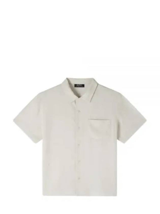 Lloyd Short Sleeve Shirt Putty - A.P.C. - BALAAN 2