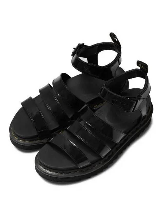 Blaire Patent Leather Gladiator Sandals Black - DR. MARTENS - BALAAN 2