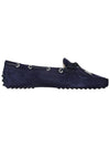 Gommino Suede Driving Shoes Blue - TOD'S - BALAAN 5