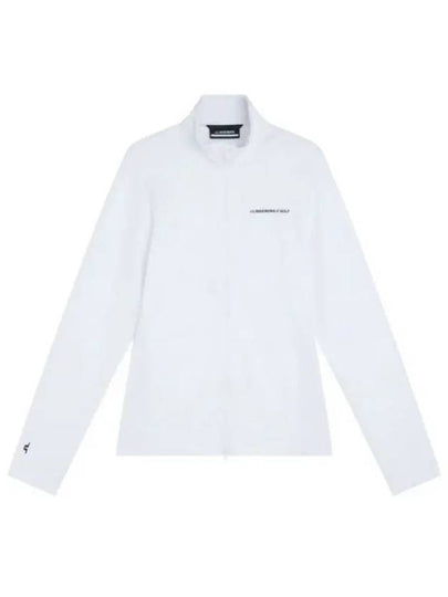 Melker Mid Layer Zip-Up Jacket White - J.LINDEBERG - BALAAN 2