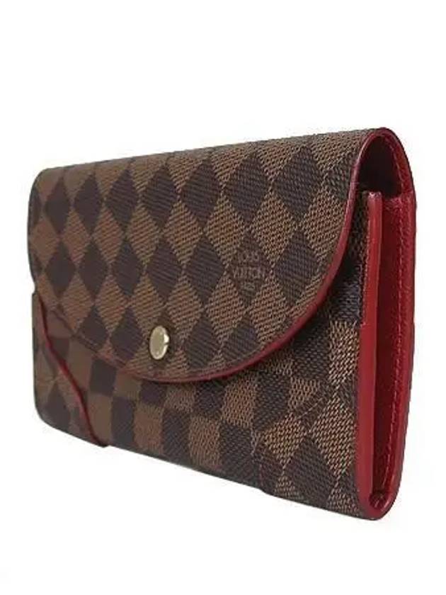 N61227 Damier Eben Canvas Kai Sa Wallet Long - LOUIS VUITTON - BALAAN 3