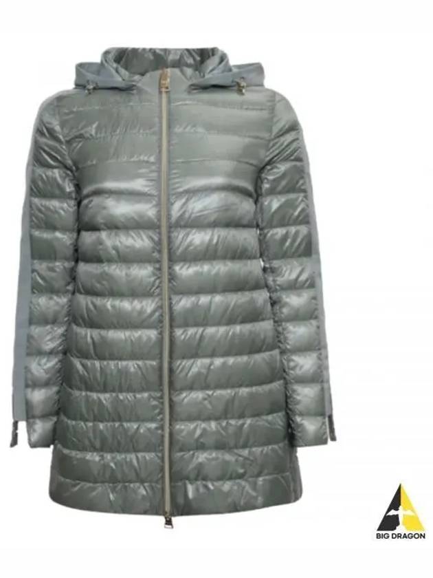 Hooded Goose Down Padding Mint - HERNO - BALAAN 2